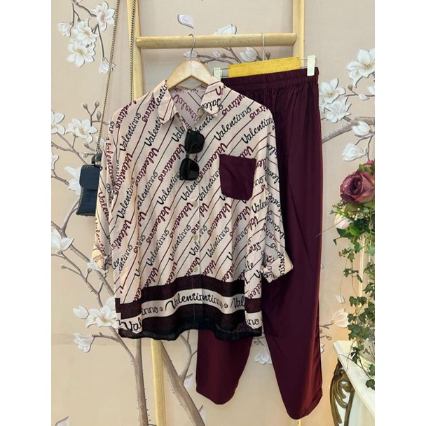 setcel rayon viscose premium / setcel terbaru / one set wanita jumbo / setcel jumbo