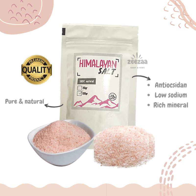 

GARAM PINK HIMALAYAN ORGANIK ORIGINAL MPASI 100gr