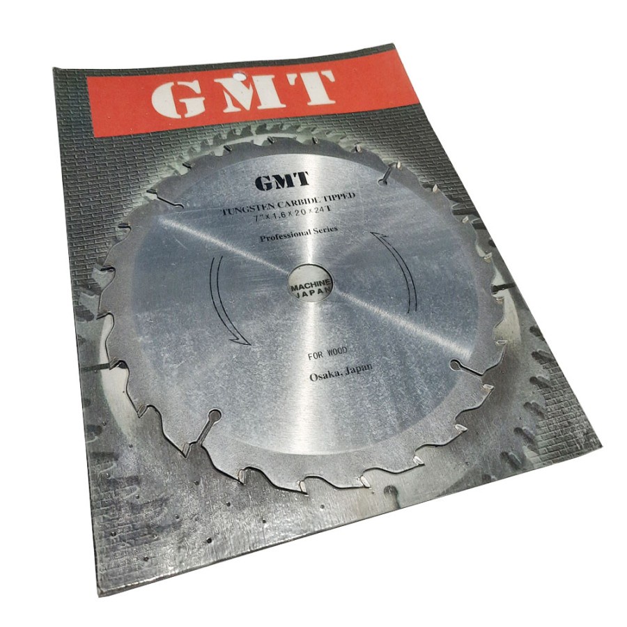 GMT Circular Saw Blade 7 X 24 T Mata gergaji potong kayu GMT 7× 24 T