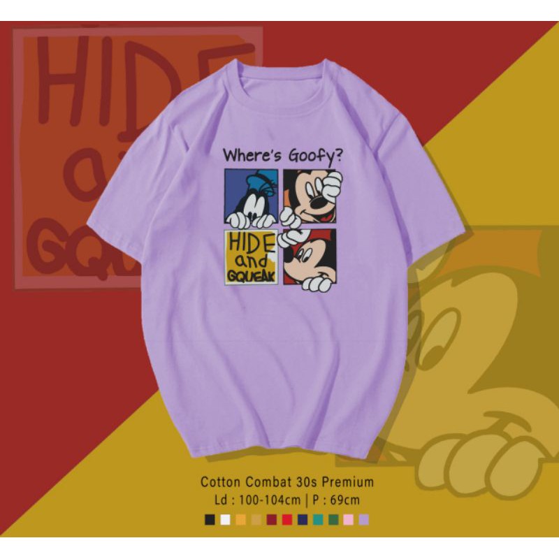 T-SHIRT / TUMBLR KAOS WHERE's GOOFY OVERSIZE PREMIUM