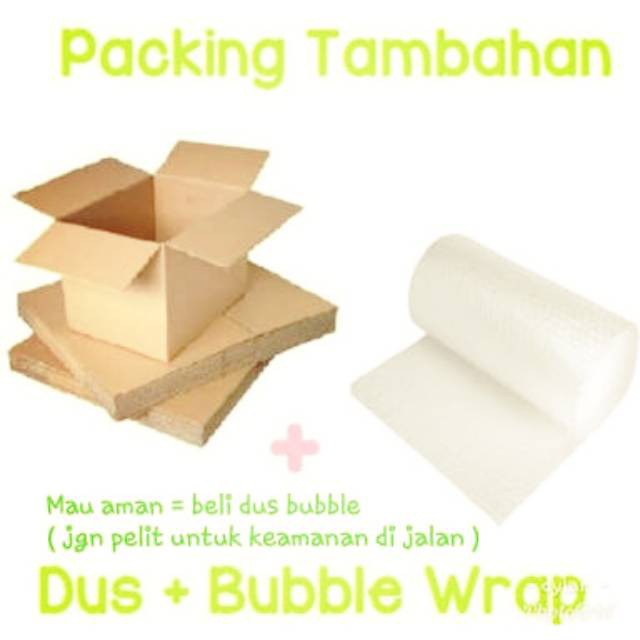 DUS PACKING + BUBBLE + KRESEK / PLASTIK LENGKAP BUAT PENGAMAN