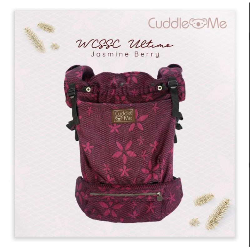 [free masker] Gendongan Bayi Depan hipseat ultimo WCSSC jasmine berry (ultimo tenun) cuddleme
