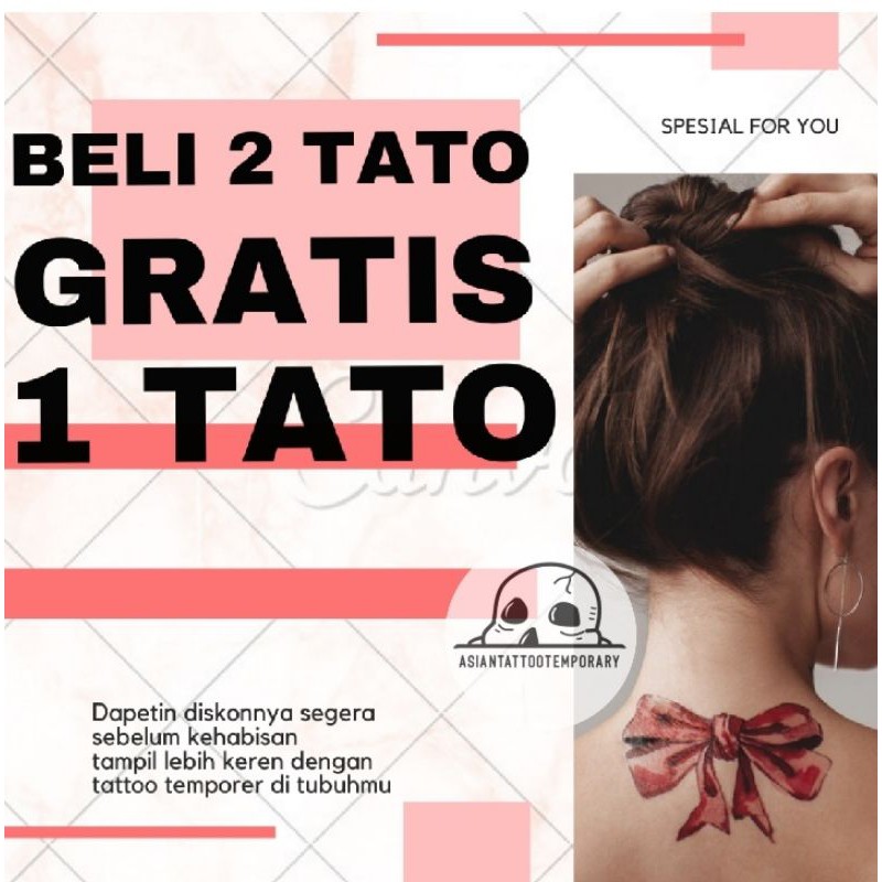 PROMO TERBATAS /TATO  TATO STIKER TATTO TEMPORER TATO TEMPORER TATTOO TEMPORER TATTO TEMPORARY