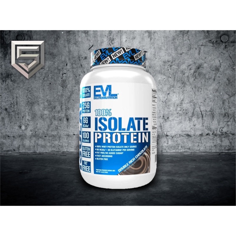 EVL NUTRITION ISOLATE PROTEIN 5LB 5LBS 5 LB 5 LBS WHEY PROTEIN ISOLATE