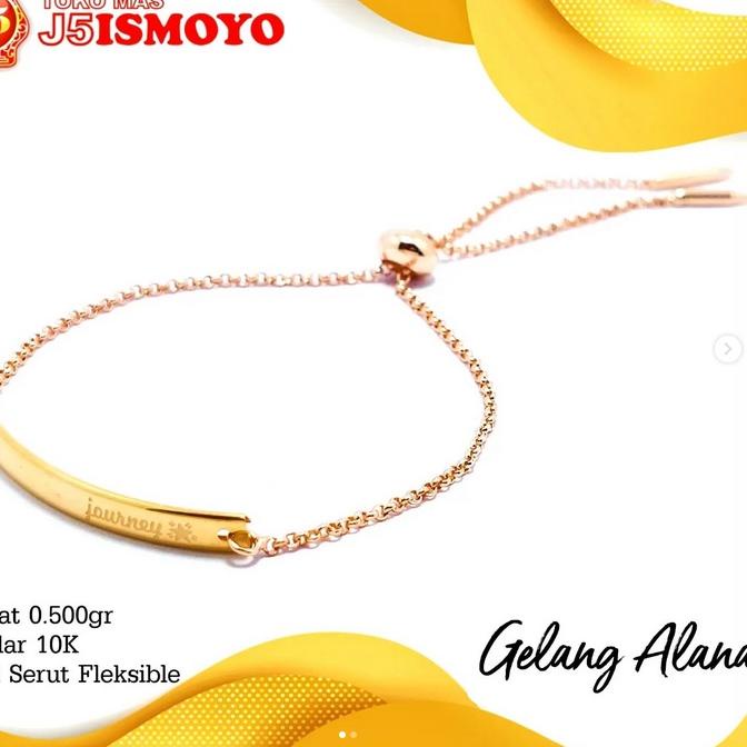 Menarik.. Gelang Emas Tali Alana Serut BTPU J5 Ismoyo