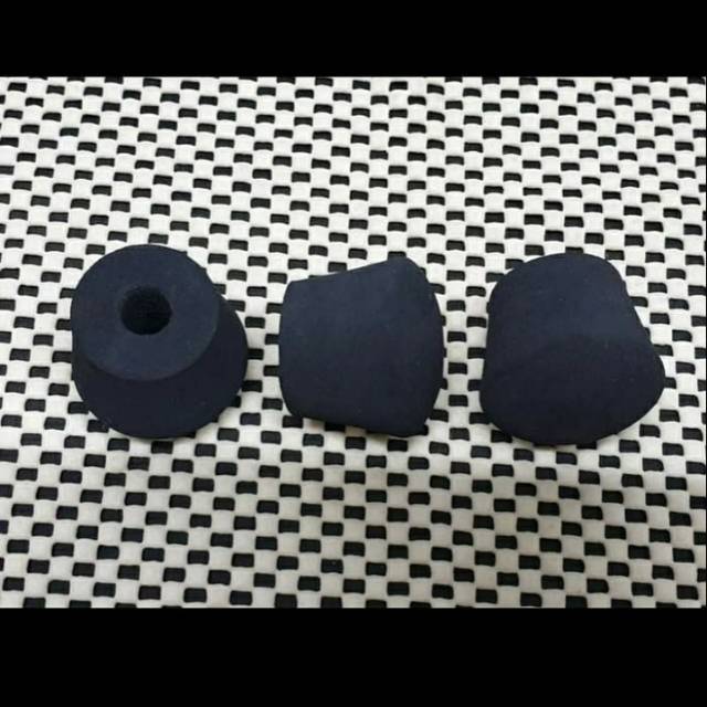 EVA BUTT CAP (Color BLACK) OD Atas 27mm / OD Bawah 36mm