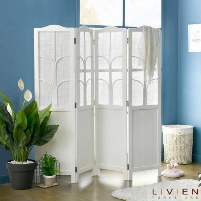 *****] Livien Penyekat Ruangan Sketsel Minimalis 4 Pintu