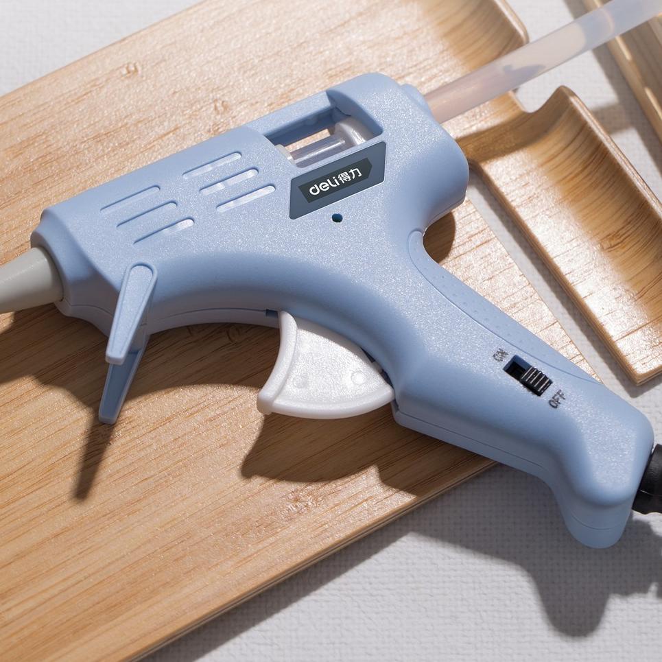 

A7B Deli Hot Melt Glue Gun/Lem Tembak 20W Warna Biru/Pink Gratis 10 Lem DL39002X /Alat Perkakas➬♠ (Terbaru)Bayar di tempat ➬
