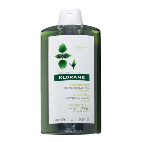 p1122 KLORANE SHAMPOO WITH NETTLE OIL CONTROL 400 ML FOR OILY HAIR