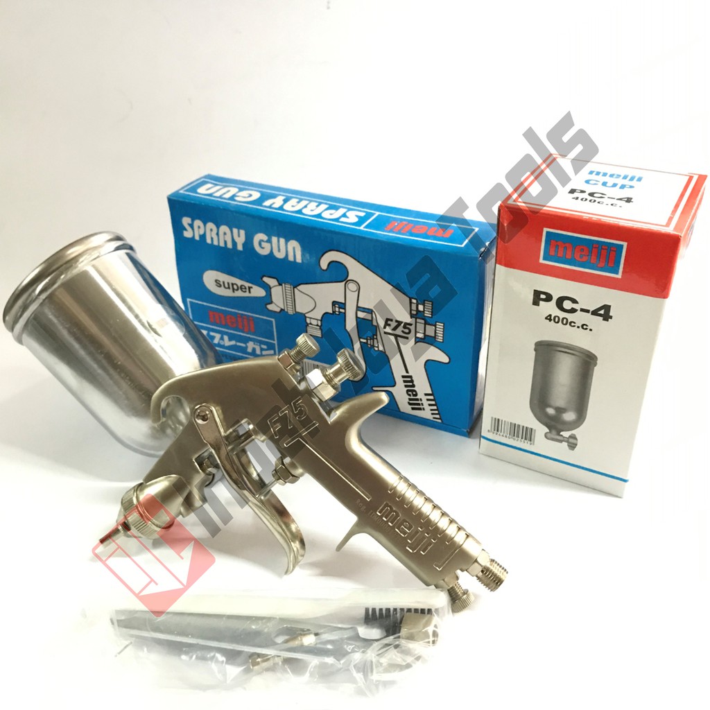 Spray Gun MEIJI F75 / F 75 Tabung Atas Taiwan