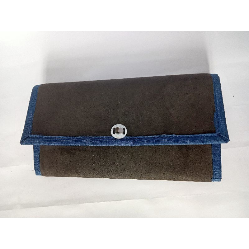 Inner Dompet Rajut Lipat + magnet size 20 x 11 cm || perlengkapan Craft Merajut Handmade