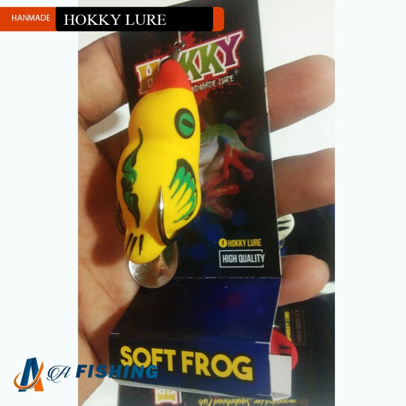 SOFT FROG BURUNG 5CM HOKKY LURE | CASTING IKAN GABUS SNAKEHEAD