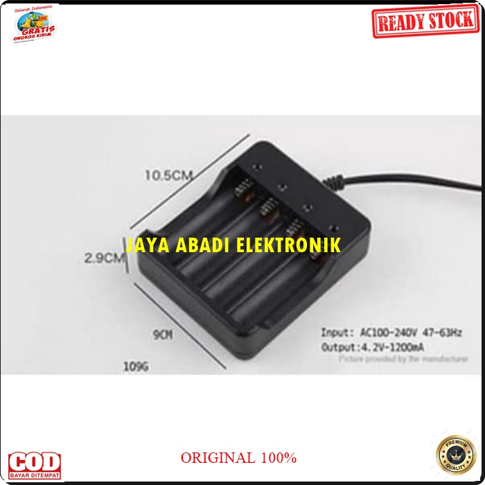 G407 ADAPTOR 4 PORT BATERAI 18650 3.7 V ADAPTER DEKSTOP CHARGE BATERRY VAPE VAPOR PB POWERBANK TRAVEL BATRE DUAL DUA MULTI DC AC  LISTRIK SETRUM HEMAT INDIKATOR STABILIZER VOLTAGE PRAKTIS DAN MUDAH DIGUNAKAN HARGA TERJANGKAU