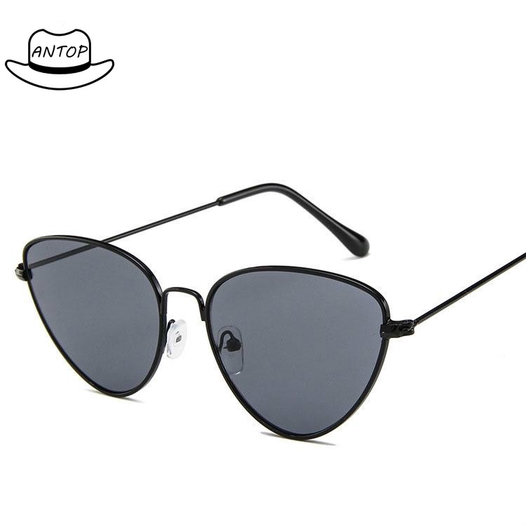 Antop！Bayar di Tempat Kacamata Hitam Wanita Model Retro Cat Eye Sunglasses Women UV400 Protection