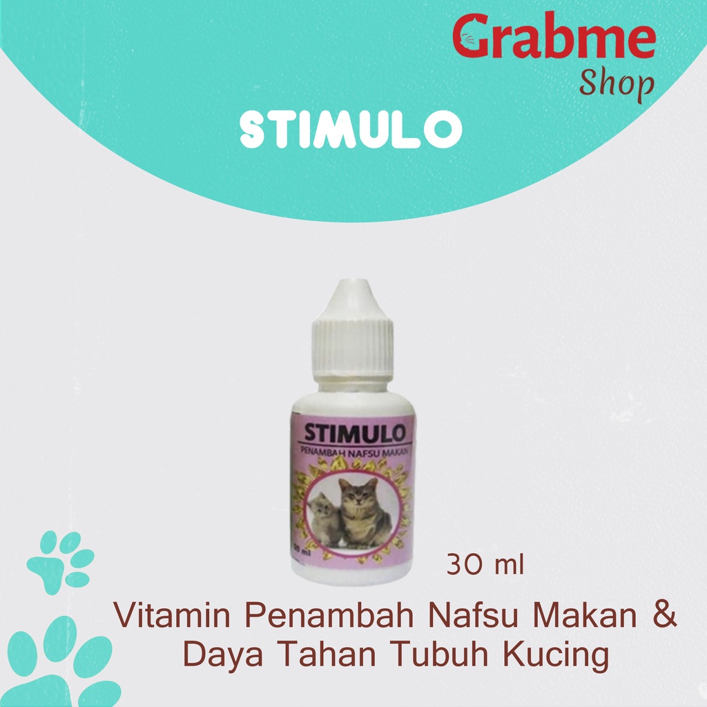 Vitamin Penambah Nafsu Makan Kucing &amp; Meningkatkan Daya Tahan Tubuh STIMULO 30 ml