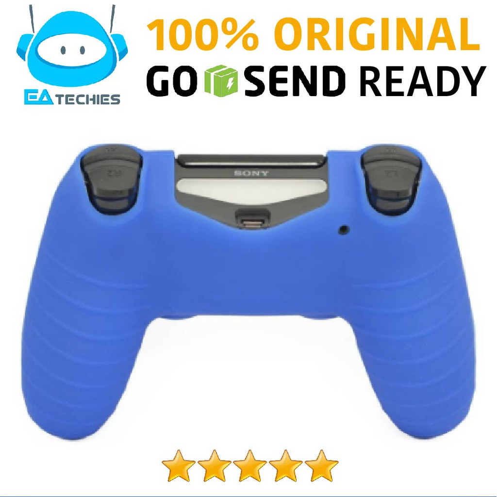 Silicone Cover Stick PS4 Dualshock 4 Warna Biru / Blue - Biru