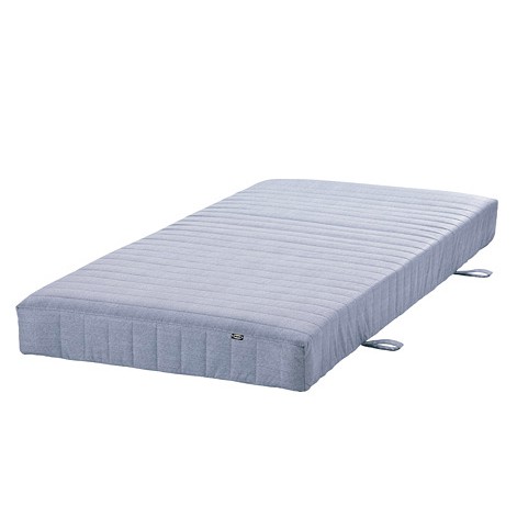 404.535.89 VADSO Kasur pegas, kepadatan tambahan/biru muda, 90x200 cm