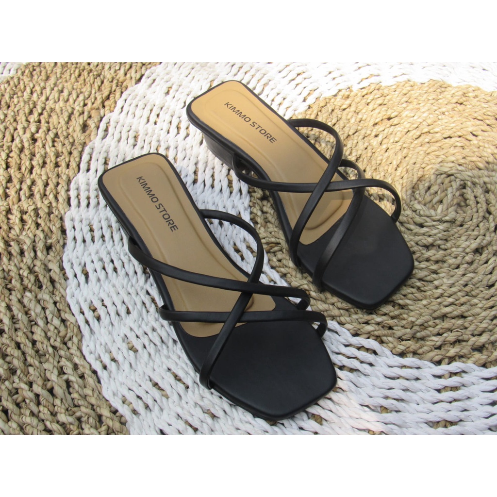 SANDAL HAK TAHU WANITA 3CM KRONJO SELOP AL-50