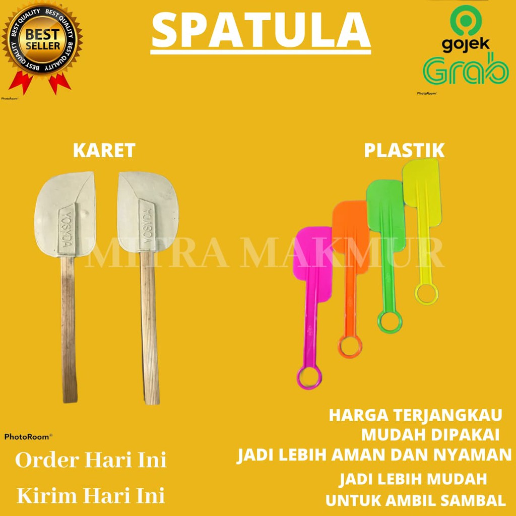 SPECIAL!!! SPATULA KARET DAN PLASTIK / SENDOK SAMBAL