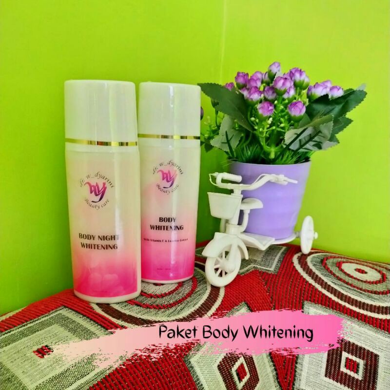 Paket Body whitening Dr.widyarini skincare/HB pemutih BPOM/Lotion pencerah aman