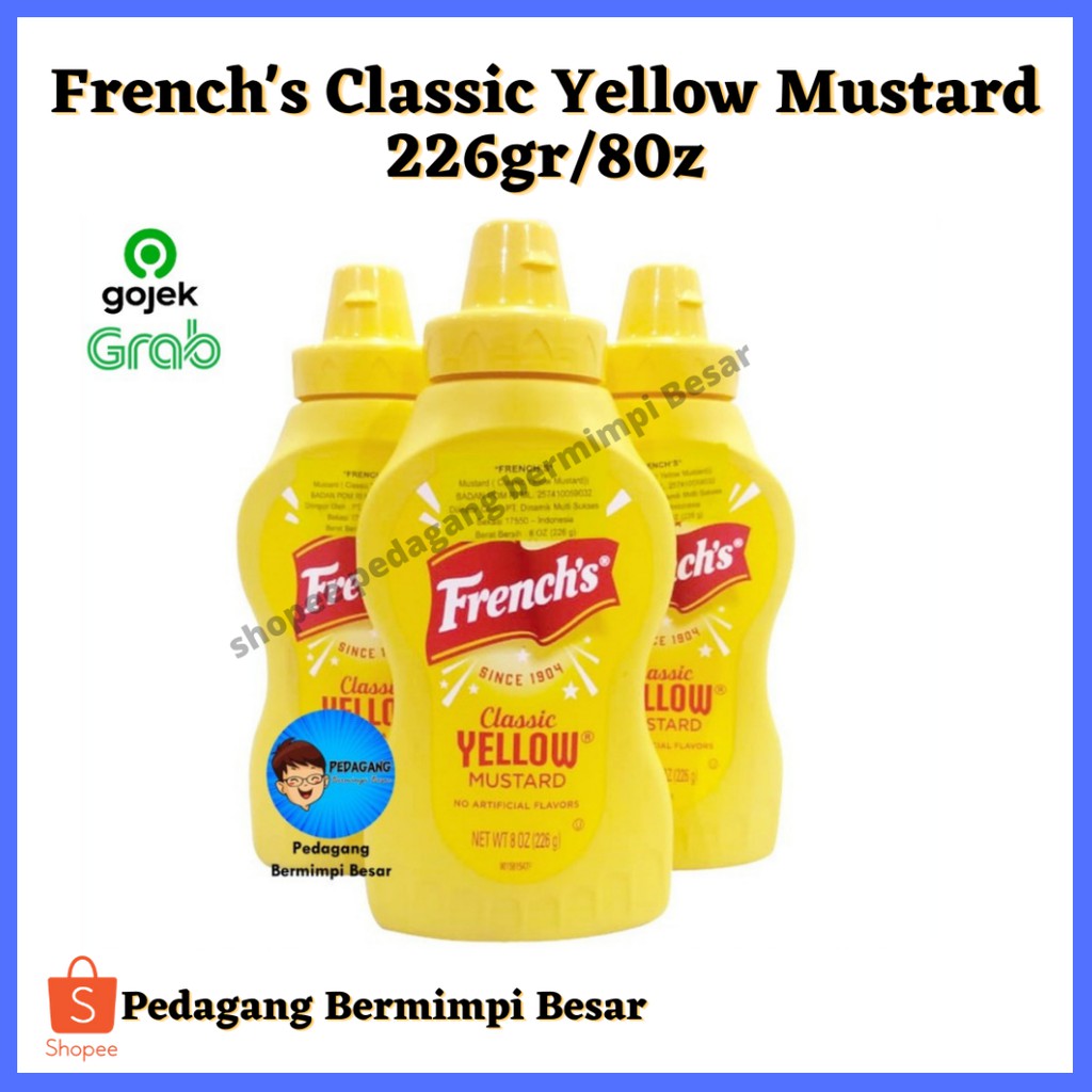 French's Classic Yellow Mustard 226gr 8oz | Mustard USA | Mustard Import