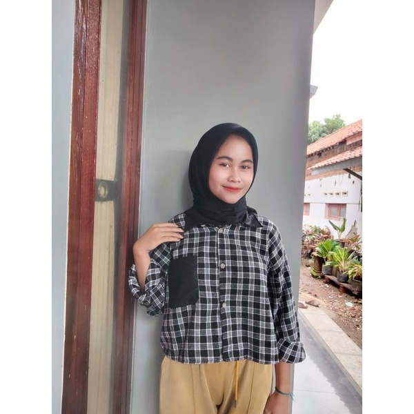 BALOON SKENZO SHIRT BY ALFAT.ID/TOP TRATAN/CROP TOP TWO