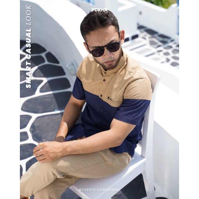 FADKHERA ISRA - BAJU KOKO MODERN PRIA MUSLIM - KOKO SANTRI