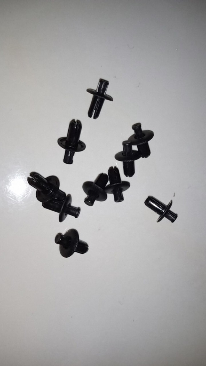 Baut Kancing Klip Rivet Plastik Kecil 6 Mm Bodi Motor