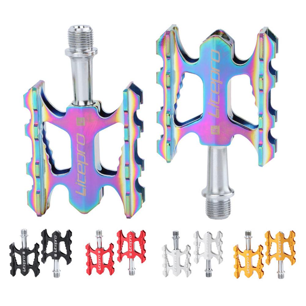 Lanfy Pedal Sepeda Non-slip Outdoor Sealed Bearing Aluminium Alloy MTB Aksesoris Bersepeda Jalan