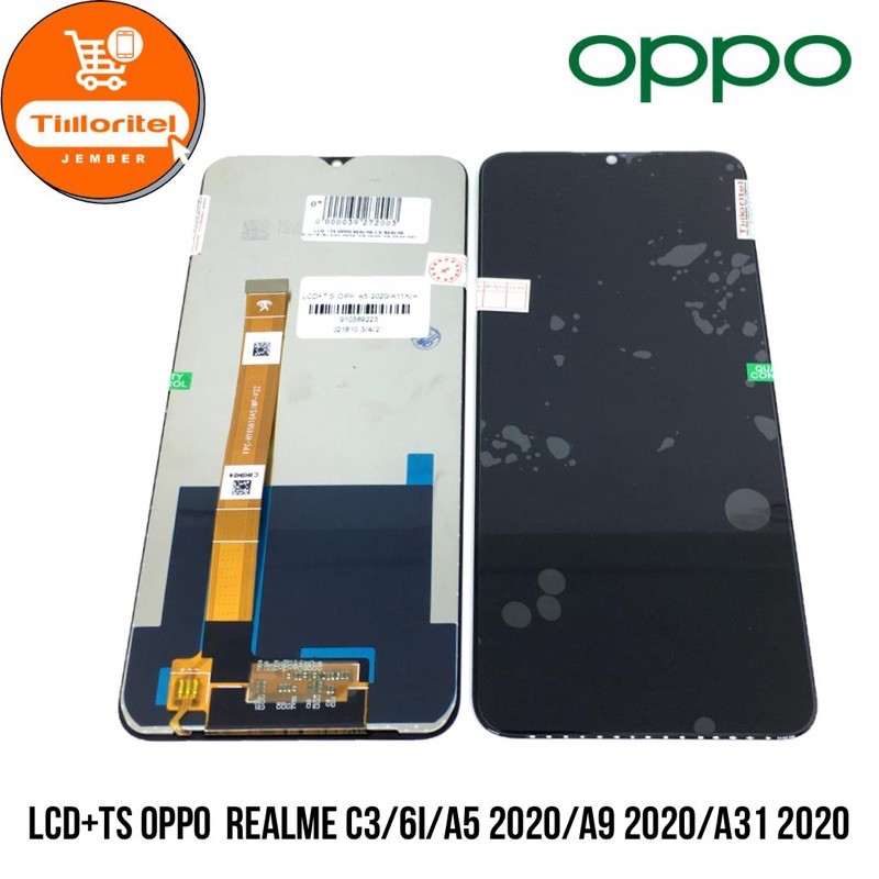 lcd ts oppo a5 2020  a9 2020  a31 2020  realme 5  realme 5i  realme c3 ori oem