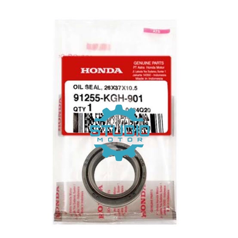 91255KGH901 Seal Shock Sil Sok shok Oil Seal 26x37x10.5 Honda Matic Beat Vario Grand Supra Legenda Kharisma