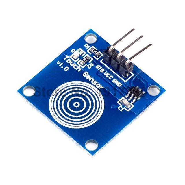 sensor sentuh TTP223 TTP223B Jog Digital Touch Sensor Capacitive