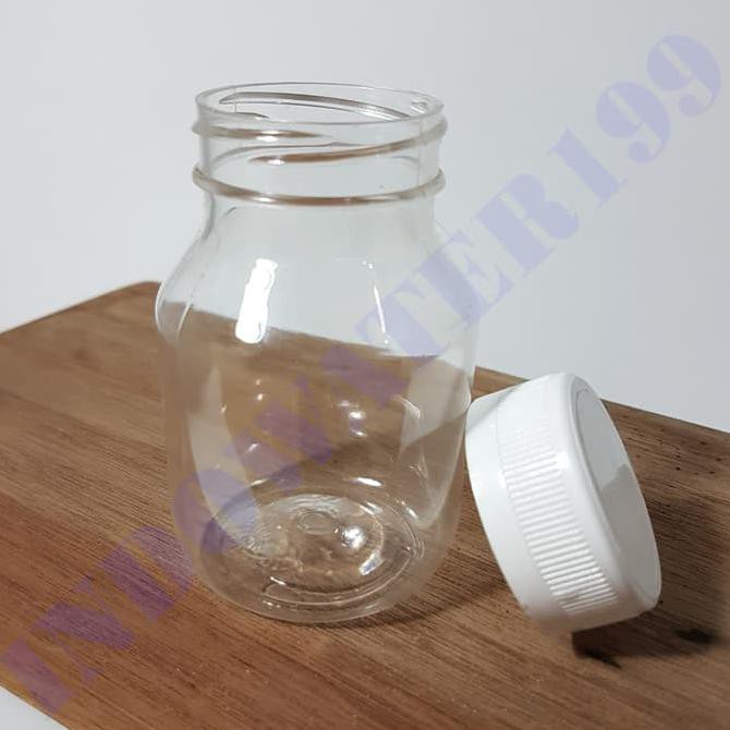 BOTOL TOPLES JAR PLASTIK PET 120 ML BULAT