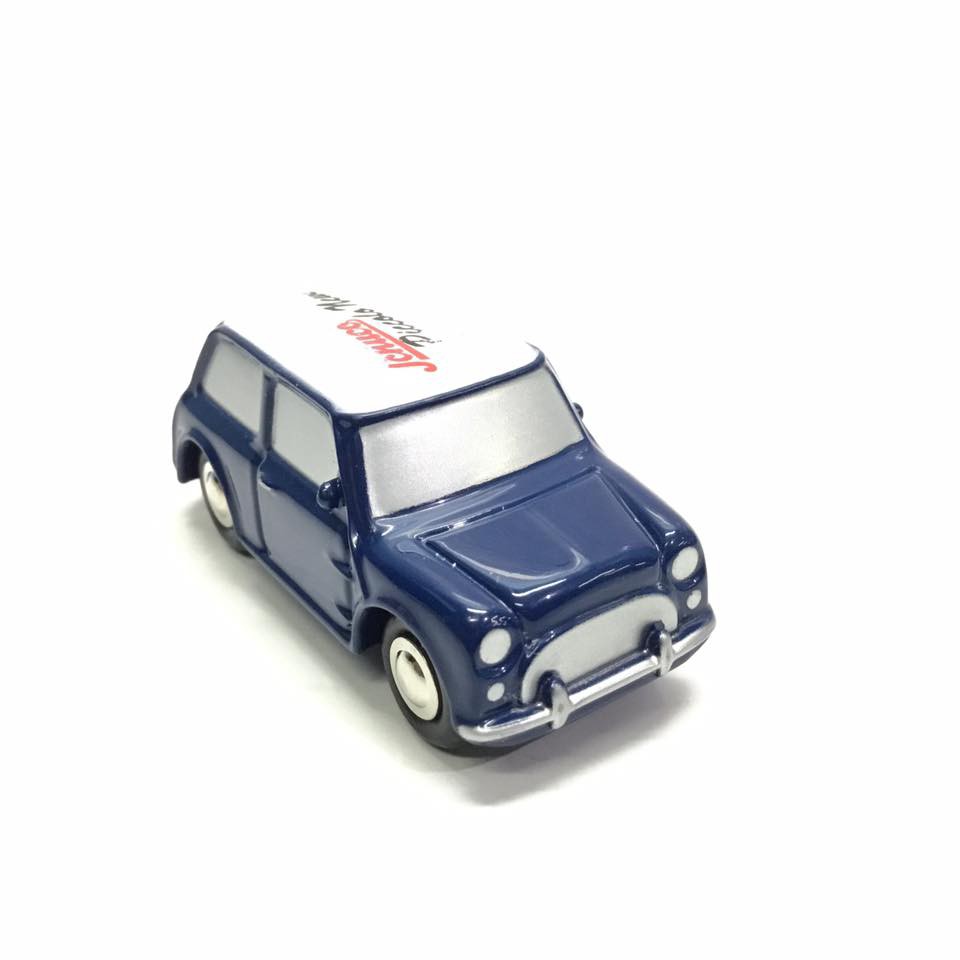 Schuco Piccolo News Austin Mini Biru Skala 90