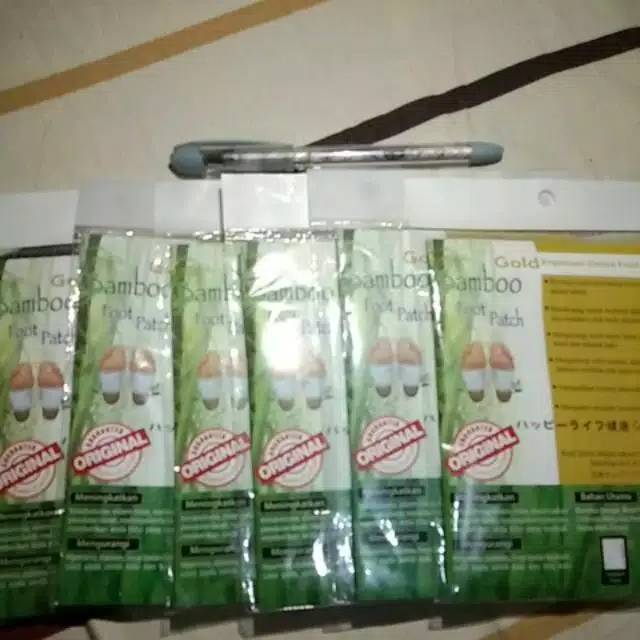 Stok Terbaru!! KOYO KAKI BAMBOO GOLD FOOT PATCH Penyerap Racun Koyo Alami Asam Urat Pegal Linu Koyo Herbal Koyo Terapi Koyo Herbal Koyo Detoks Koyo