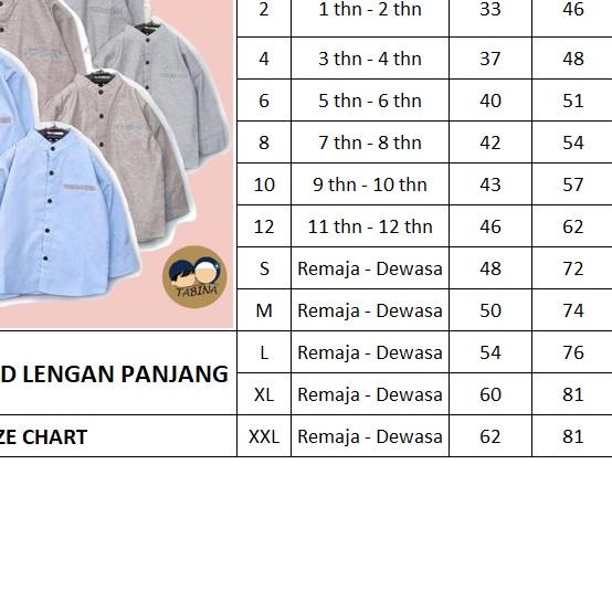 ➥ KEMKO KOKO ANAK (LENGAN PANJANG) OXSFORD TABINA, KOKO COUPLE AYAH DAN ANAK, KEMEJA KOKO, KOKO ANAK