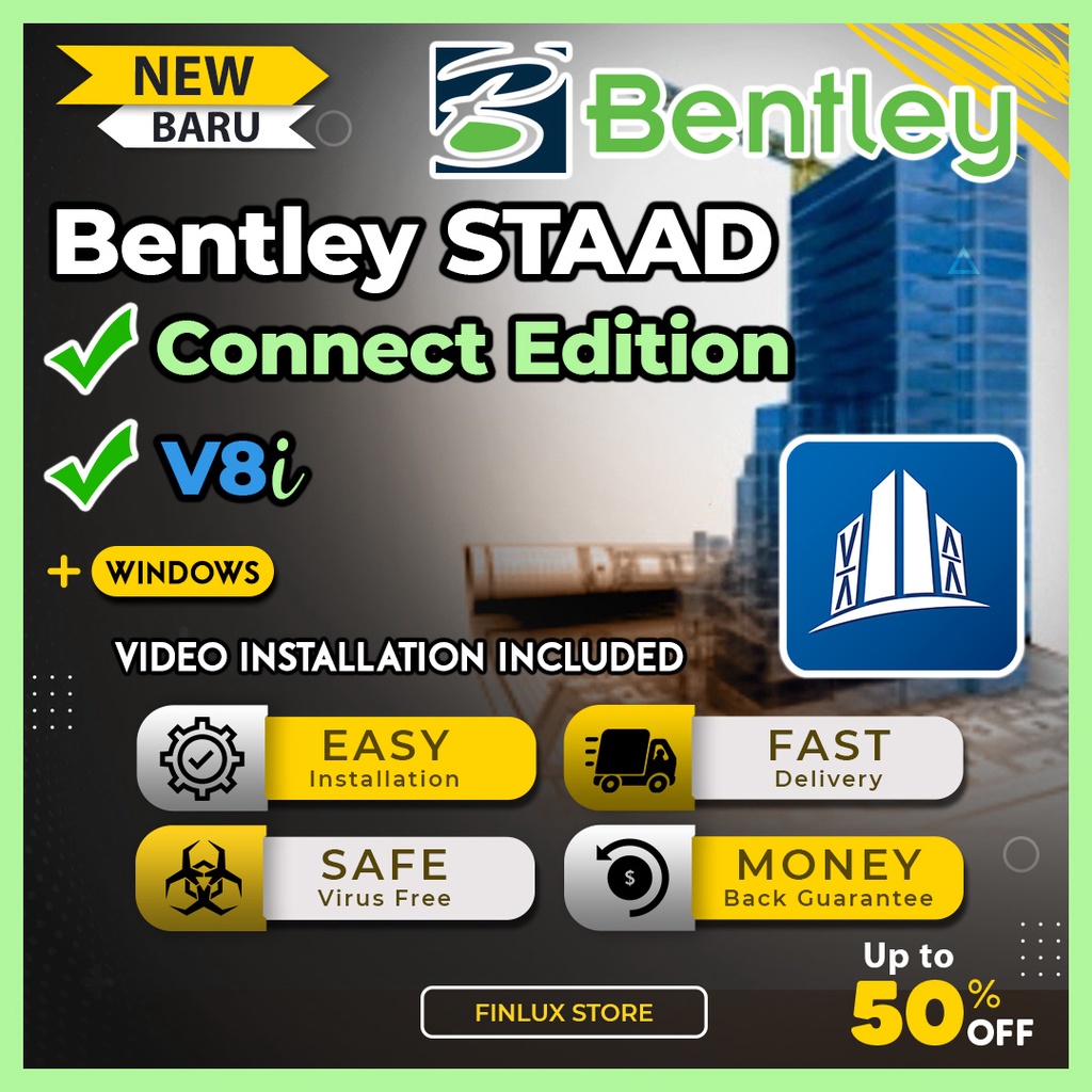 

[VIDEO] Bntly STAAD Pr V8 SS6 / CONNECT Edtn Lftm Fll Vrsn Fr Wndws