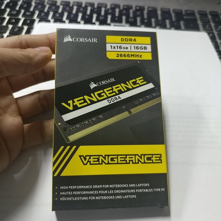 Sodimm Corsair Vengeance 16GB DDR4 2666 CMSX16GX4M1A2666C18