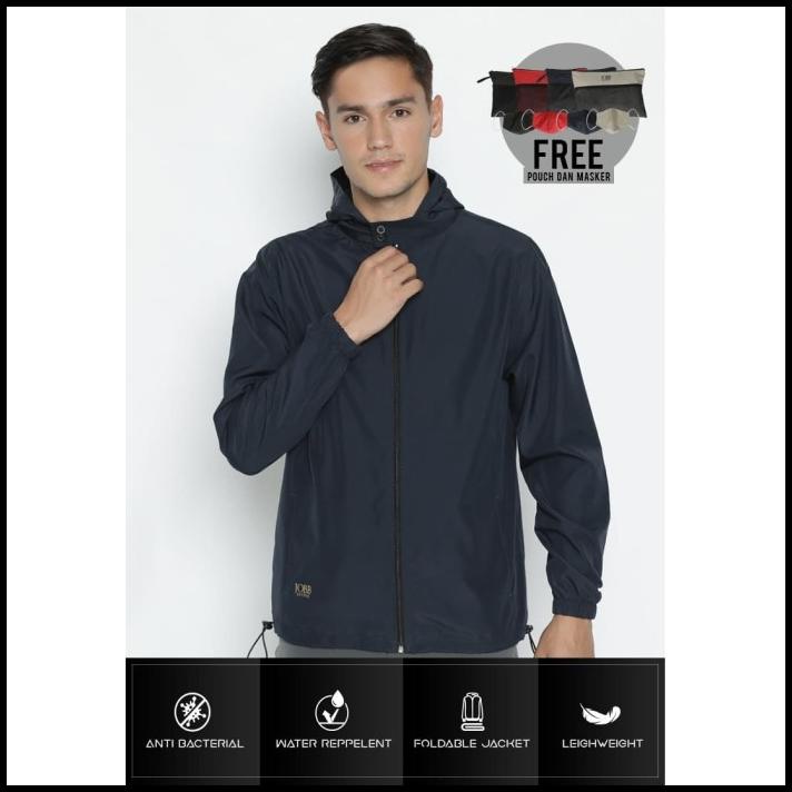 Jobb Active Folant Jaket Pria Anti Bacterial Regular Fit Navy