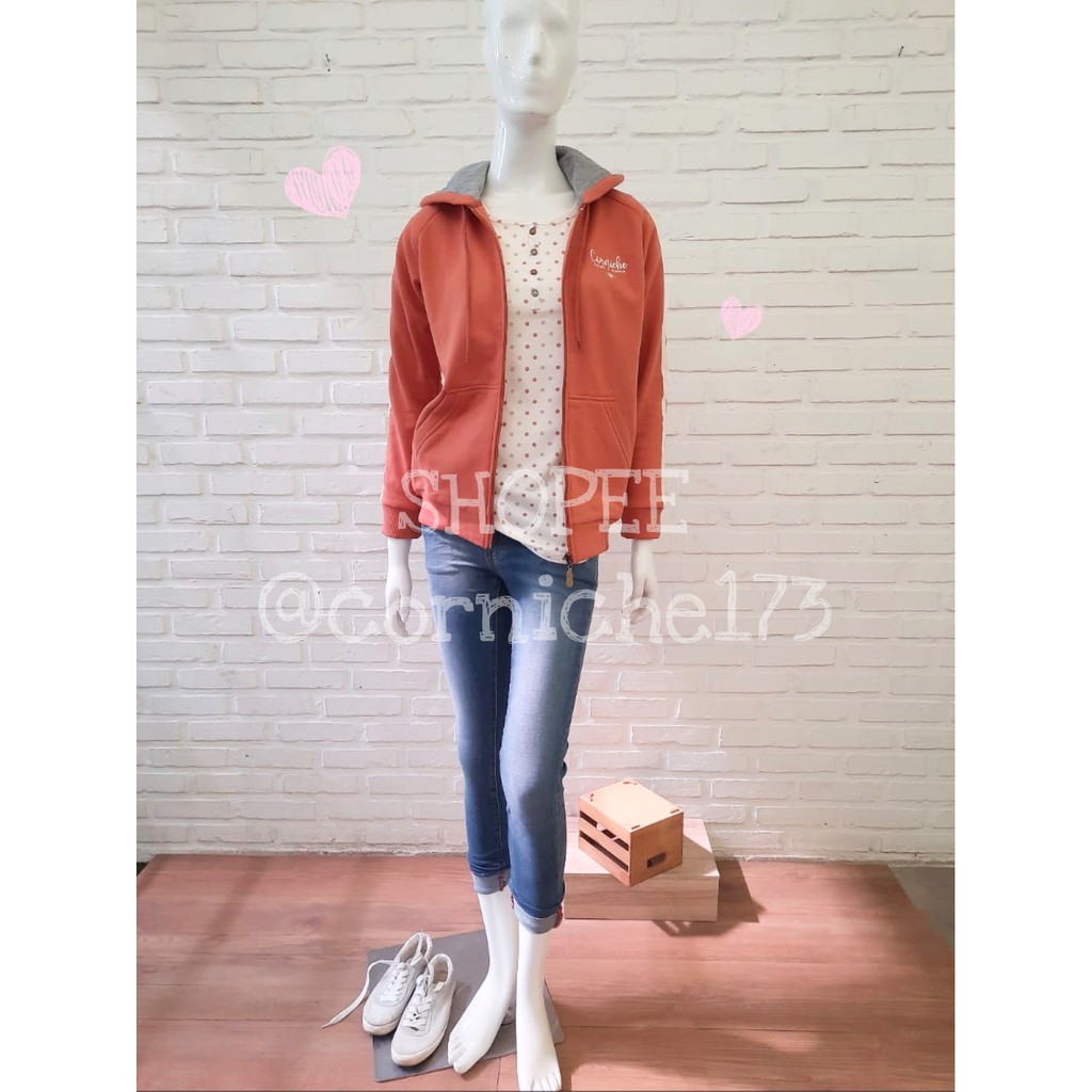 Corniche Stripe Jacket Orange - TS33211