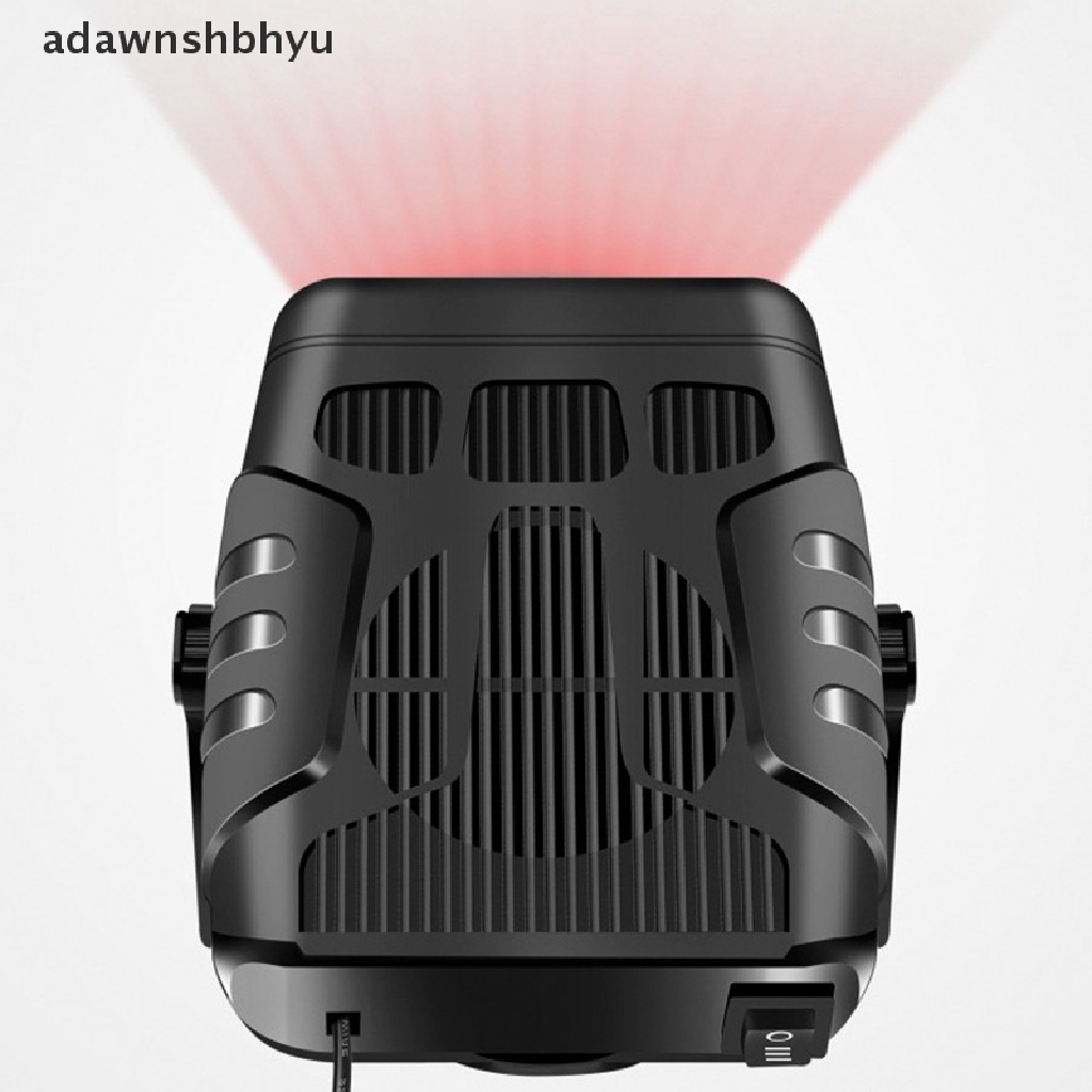 Adawnshbhyu 12V /24V Portable Car Heater Heating Fan Kaca Depan Defogging Demister Defroster