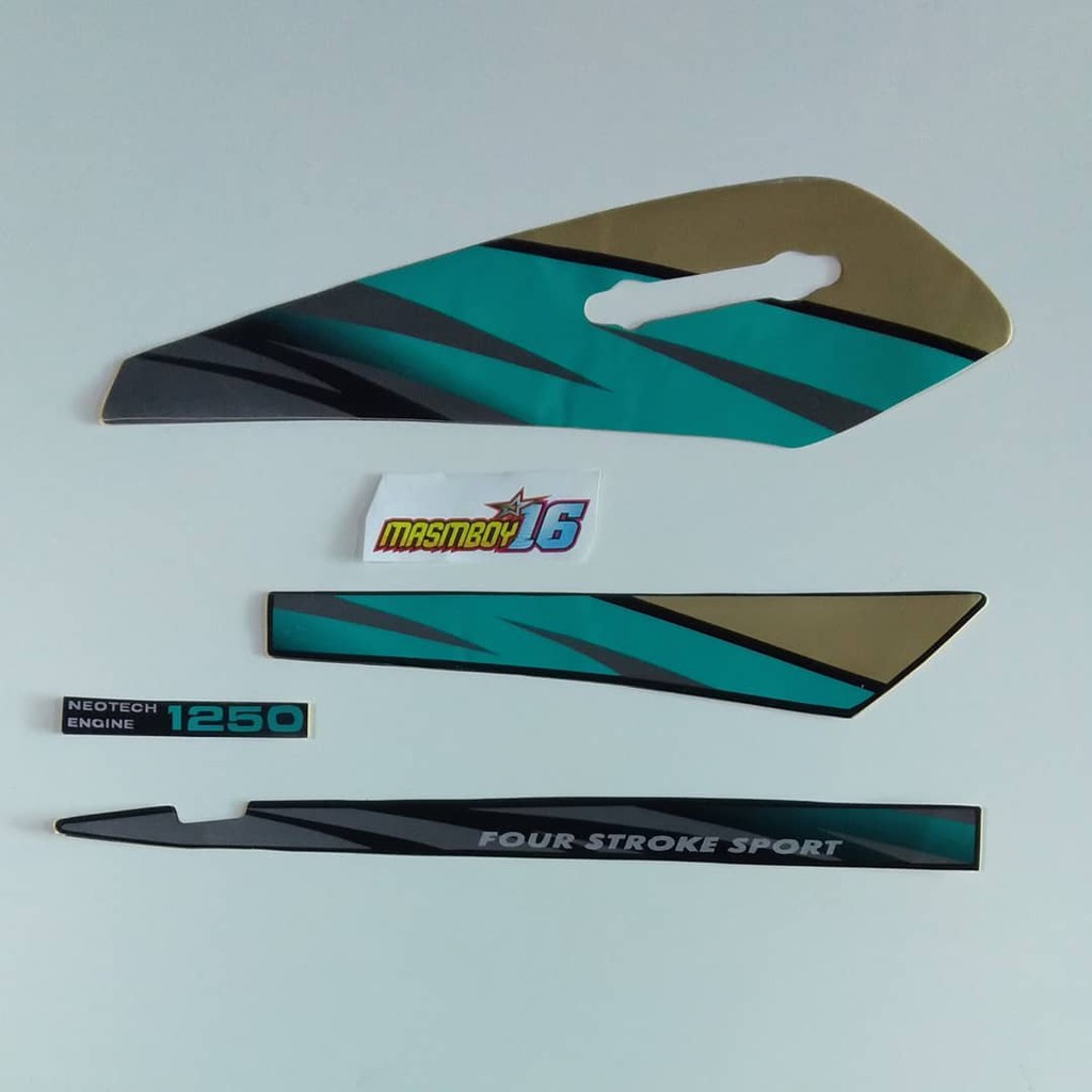 Striping honda GL PRO GL MAX 95 96 1995 1996 biru