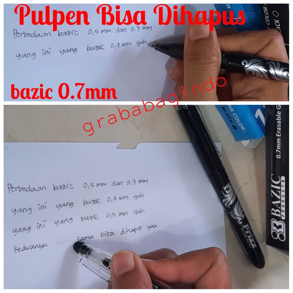 

PULPEN GEL BISA DIHAPUS / BULPEN ERASABLE JOYKO GP - 279 BAZIC 0,5,BAZIC 0,7 PULPEN UNIK BOLPOIN UNIK KARAKTER