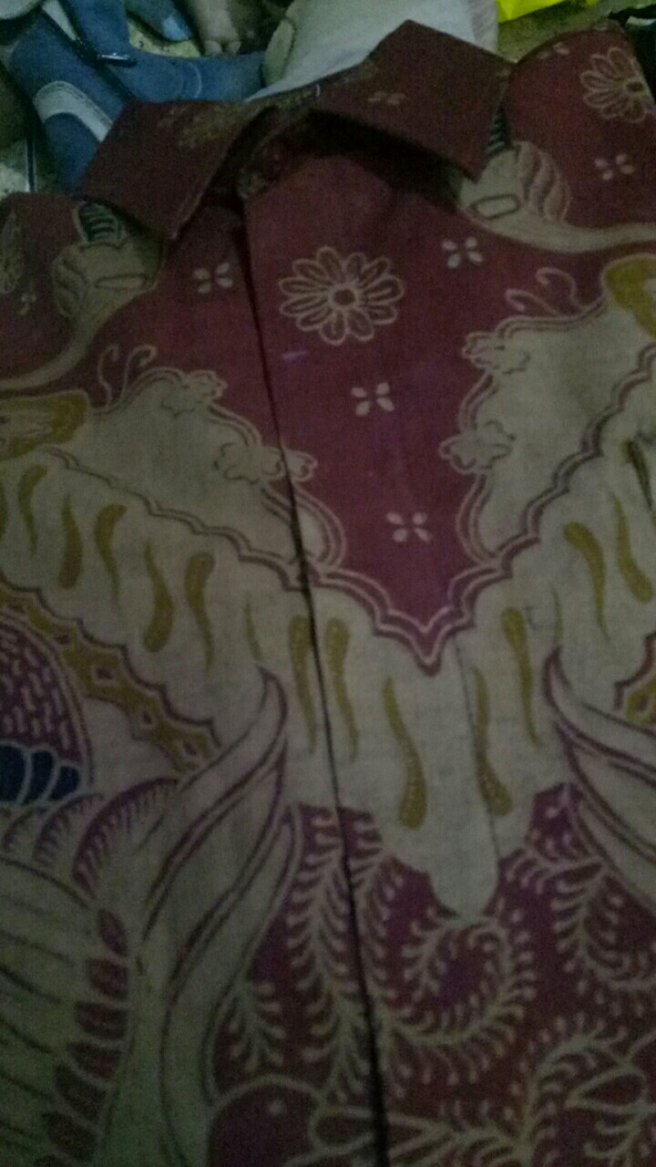 Panji Lesmono Marron Batik Pria Solo Full Furing Katun Halus Primisima