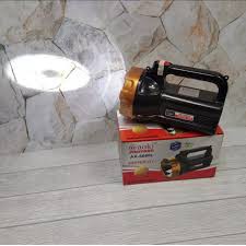 AOKI Senter Led 20W Baterai Lhitium AK 6686L / Senter Aoki 6686 / Senter Led Multifungsi /Senter Led