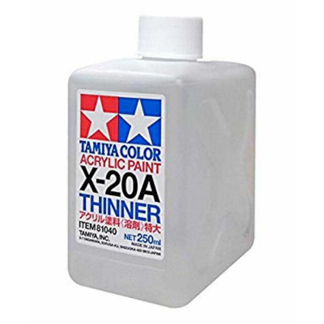 TAMIYA 81040 X-20A THINNER ACRYLIC PAINT 250ML