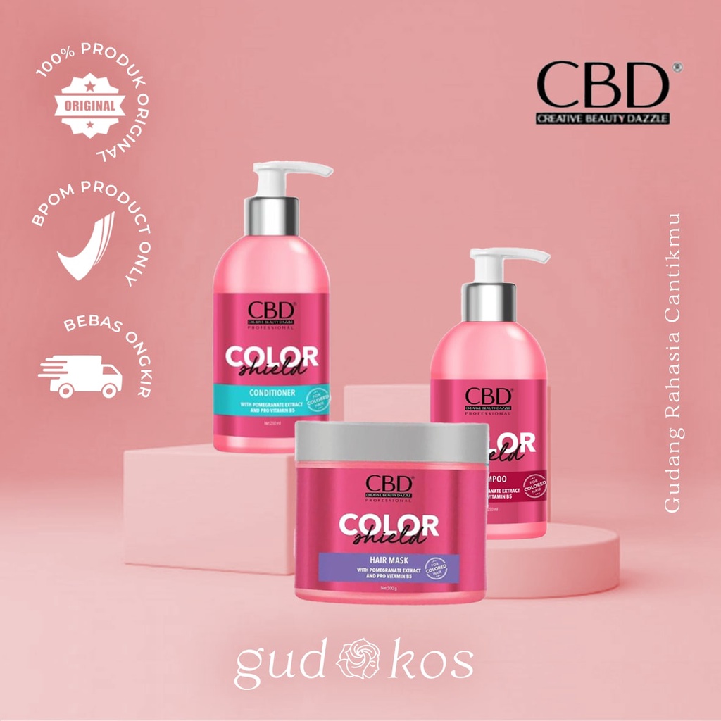 CBD Color Shield Hair Mask / Shampoo / Conditioner / Perawatan Rambut