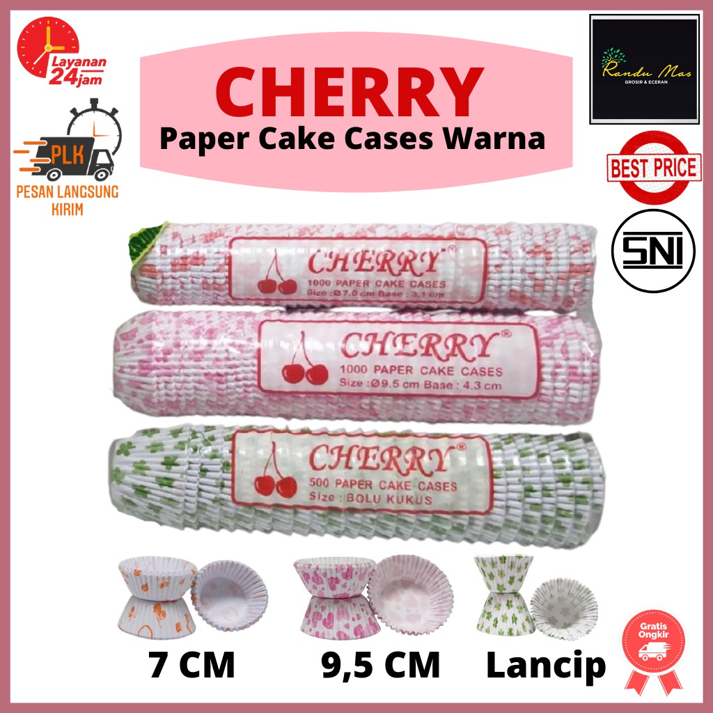 Cup Cake Paper Warna Motif All Size / Alas Kertas Kue / Tempat Kue Wadah Mufin Cup Cupcake Murah