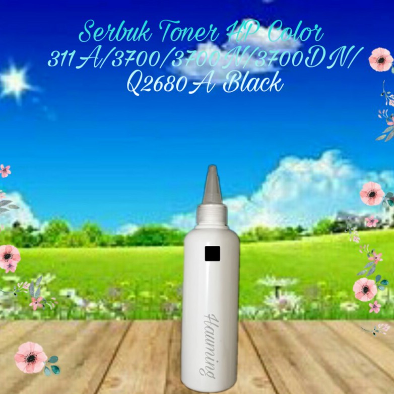 Serbuk Toner Refill Powder Bubuk HP 311A 3700 3700n 3700dn 3700dtn 3700tn Q2680A Black 1x Isi