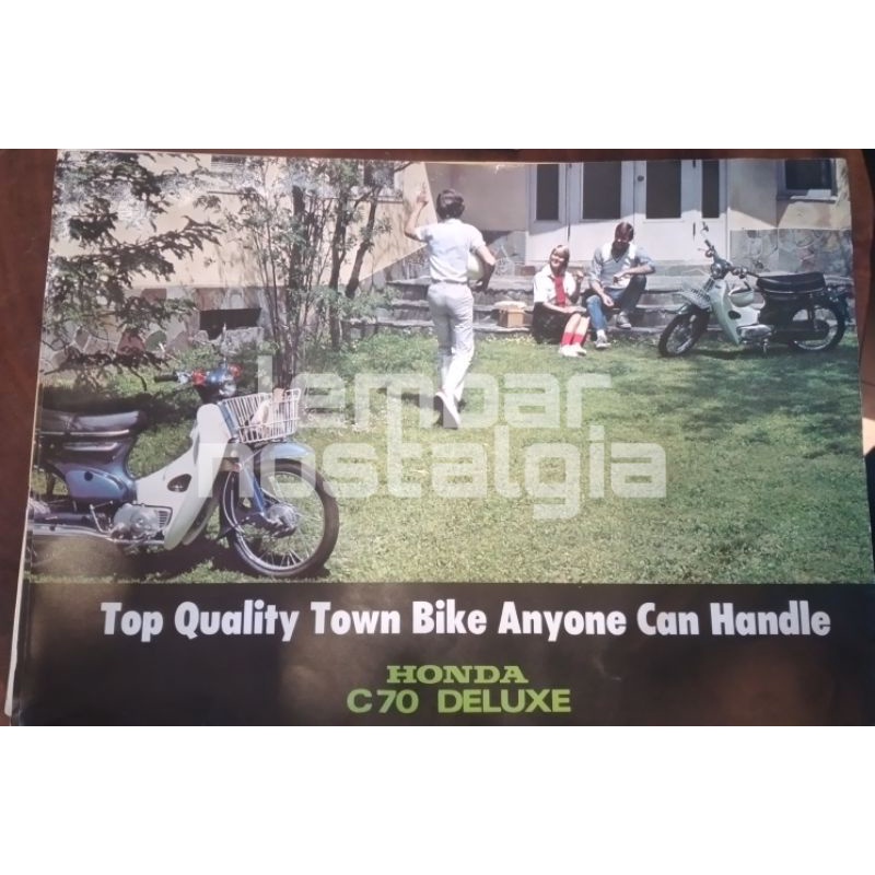 Brosur Honda C70MK1 Original Bahasa Inggris